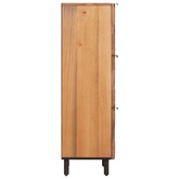 Highboard Wykończenie w kolorze brązowego akacji Drewno z mango