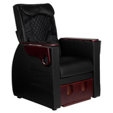 Fotel spa do pedicure z masażem pleców Azzurro 101 czarny  125978