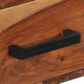 vidaXL Biurko z 2 szufladami, 110x50x77 cm, lite drewno sheesham