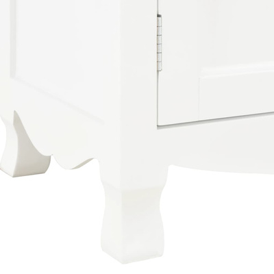 vidaXL Szafka pod TV, biała, 120 x 30 x 40 cm, drewniana