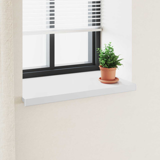 Parapet okienny Biały 80 x 50 x 4,5 cm PVC