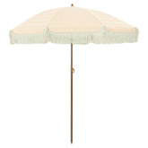 Parasol plażowy Żółty i Biały 160 x 160 x 196 cm