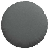 Poduszki na siedziska 2 pcs Ciemnoszary ?80 x 29 cm tkanina