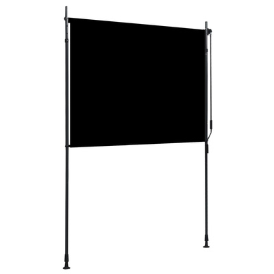 vidaXL Roleta zewnętrzna, 150x270 cm, antracytowa