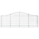 Kosze gabionowe, 30 szt, 200x30x60/80 cm, galwanizowane żelazo