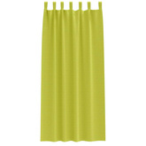 Firany blackout z kółkami 2 pcs Zielony 260 x 140 cm Poliester