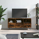 Szafka pod TV, przydymiony dąb, 102x36x50 cm vidaXL