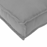 Zestaw poduszek na paletę 2 pcs Szary Materiał Oxford