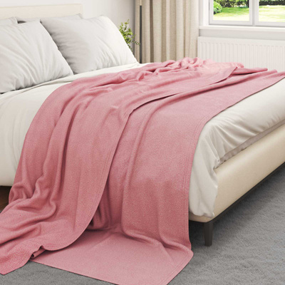 Koce narzutowe 24 pcs Różowy 270 x 240 cm Polar