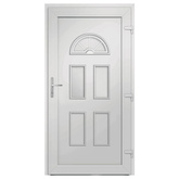 Drzwi wejściowe, białe, 98x208 cm, PVC vidaXL