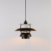 Nowoczesna Lampa Wisząca 30 Czarna Abruzzo Apple