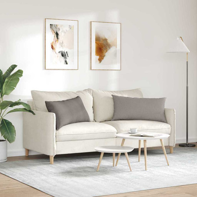 Poduszki na sofę 2 pcs Ciemnoszary 80 x 40 cm tkanina