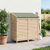 Shed ogrodowy naturalny 106 x 56 x 113,5 cm Drewno Świerkowe