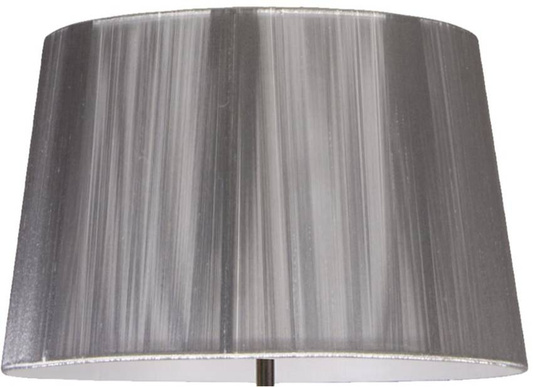 Abażur srebrny 35x22cm do lampy podłogowej Gillenia