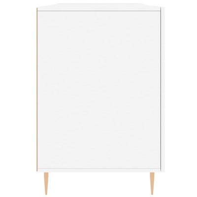 vidaXL Biurko, białe, 140x50x75 cm, materiał drewnopochodny wariant 10