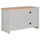 vidaXL Szafka pod TV, szara, 95 x 39 x 58 cm