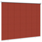 Roleta zewnętrzna 90% blokada UV Terakota 140 x 140 cm HDPE