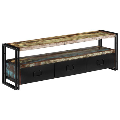 vidaXL Szafka pod TV z drewna odzyskanego, 120 x 30 x 40 cm