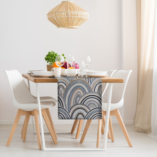 Obrus Mumbo niebieski 40x180