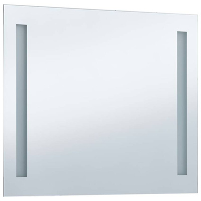 Ścienne lustro łazienkowe z LED, 100 x 60 cm vidaXL
