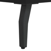 vidaXL Szafka pod TV, czarna, 150x36x30 cm, materiał drewnopochodny