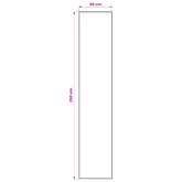 Chodnik dywanowy LESAKA srebrny 50 x 250 cm Aksamit diamentowy