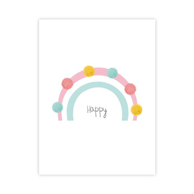 Happy Plakat : Rozmiar - 30x40 cm