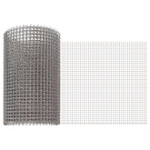 Siatka ekranowa 20 x 200 cm 3 Mesh Stal nierdzewna 201 srebrny