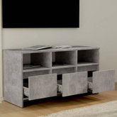 vidaXL Szafka pod TV, szarość betonu, 102x37,5x52,5 cm