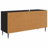 Szafka pod telewizor GENNEP 102 x 33 x 51 cm Czarny dąb