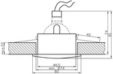 Oprawa Stropowa Candellux 2291149 Sh-07 Ip65 Mr16