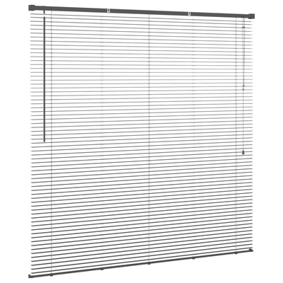 Żaluzja wenecka Srebrnoszary 150 x 130 cm 25 mm PVC