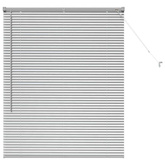 Żaluzje weneckie Srebrny 130 x 105 cm Aluminium