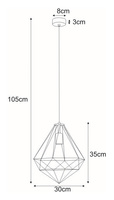 Lampa wisząca K-4000 z serii MARKO