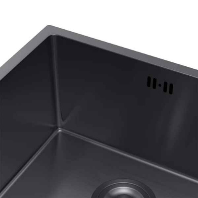 Zlewozmywak stalowy podwieszany Rita grafit