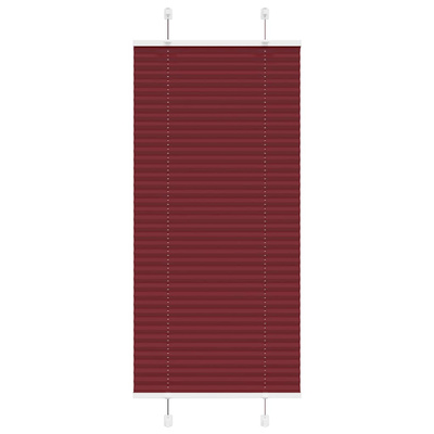 Roleta plisowana Bordowy Czerwony 60x150 cm Szerokość tkaniny