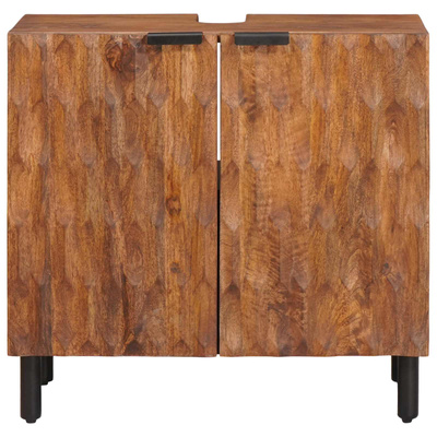 Szafka pod umywalkę Brązowy 62 x 33 x 58 cm Drewno z mango