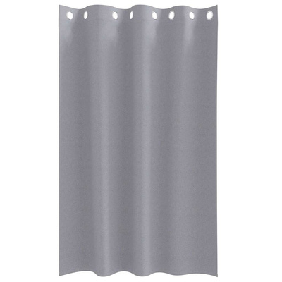 Firany blackout z kółkami 2 pcs Jasnoszary 175 x 140 cm