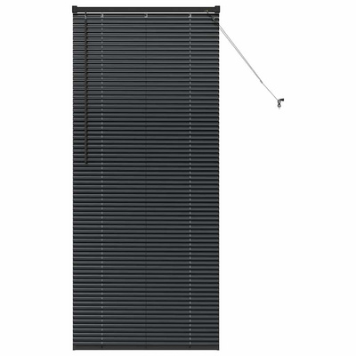 Żaluzje weneckie Czarny 175 x 70 cm Aluminium