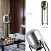 LAMPA STOJĄCA 160CM DYMIONY KLOSZ ADANI AD152