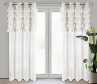 Zasłona Aura biała 140x250