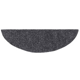 Maty na schody samoprzylepne 15 szt. 56x17x3 cm Ciemnoszary półokrągły