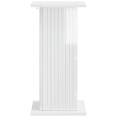 Stojak na rośliny 2 pcs Biały wysoki połysk 30,5 x 30 x 60,5 cm