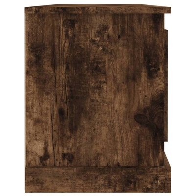 vidaXL Szafka pod TV, przydymiony dąb, 100x35,5x45 cm