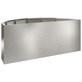 Donica Srebrny 90 x 45 x 35 cm Stal nierdzewna