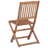 vidaXL Składane krzesła ogrodowe, 2 szt., lite drewno akacjowe wariant 7