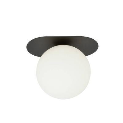 Lampa sufitowa PLAZA 1 BLACK/OPAL