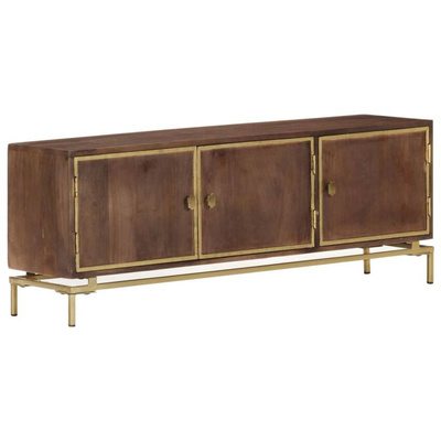 vidaXL Szafka pod TV, 120x30x46 cm, lite drewno mango