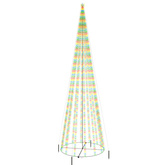 vidaXL Choinka stożkowa, 1134 kolorowych diod LED, 230x800 cm