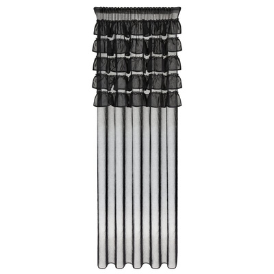 Firana Aura czarna 140x270